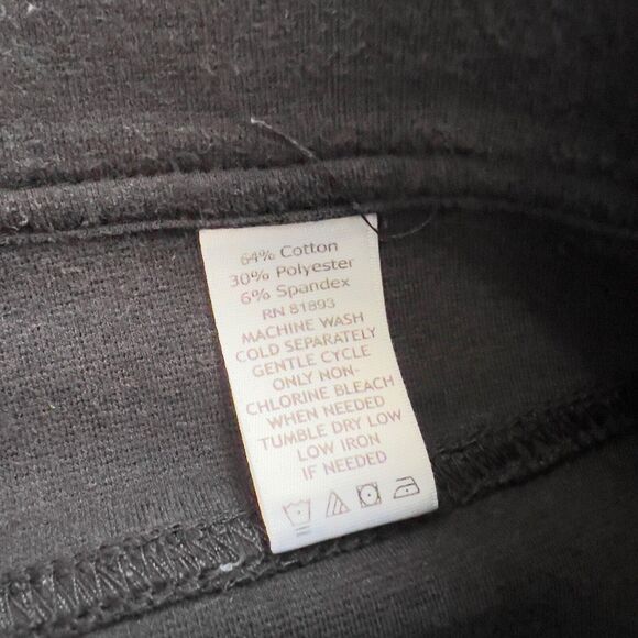 Isaac Mizrahi Live! Pants Women's Size 16 Black Ponte Knit Straight Leg - Picture 4 of 8